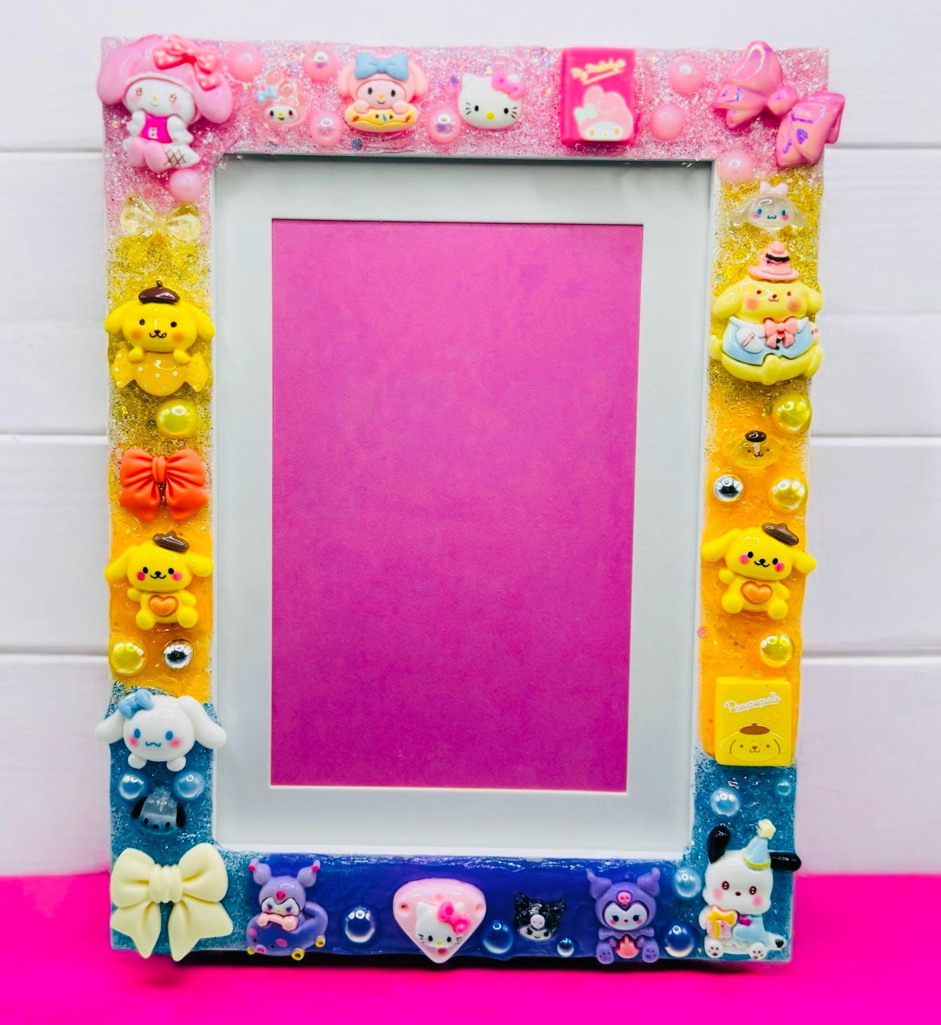 Sanrio Charm Picture Frame| Cute Hello Kitty and Cinnamorroll