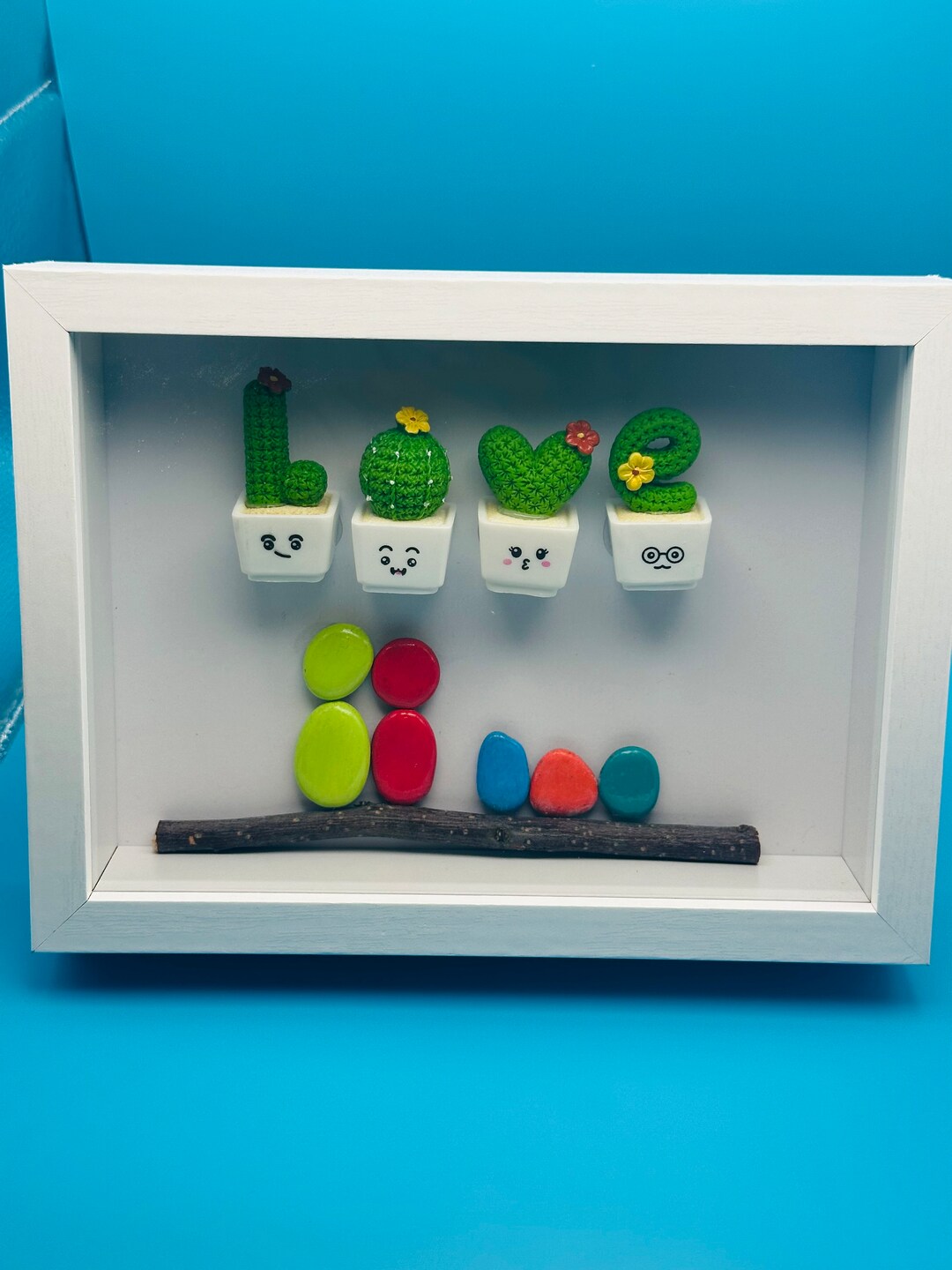 Handmade Family Pebble Art| Cute Pebble Family Decor| Sentimental Rock ...