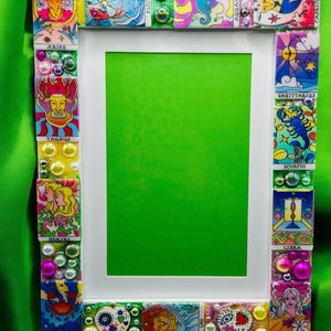 Marco de fotos con decodificación del horóscopo del zodíaco - Decoración con dije de carta natal de 5 x 7 pulgadas - Regalo astrológico único