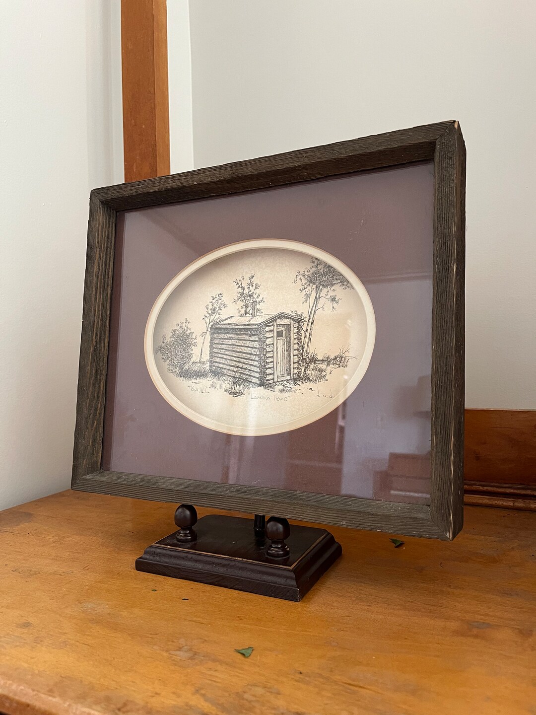 Vintage Rustic Cabin Framed Art - Etsy