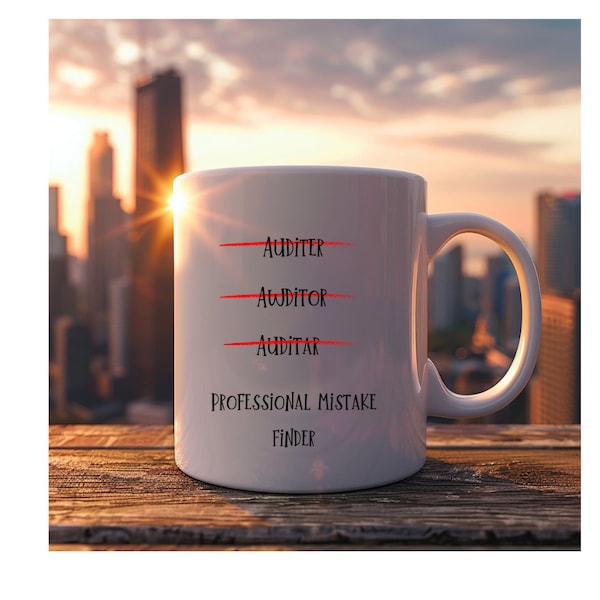 Auditor hilarious mugs for every quirky career novelty gift mug