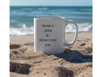Proverbs 31 woman novelty gift mug