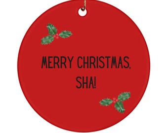 Cajun christmas ornament