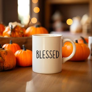Blessed novelty gift mug