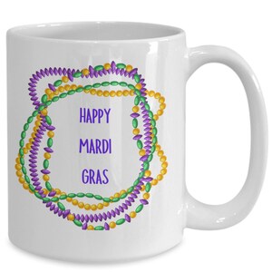 Mardi gras novelty mug coffee mug louisiana souvenir