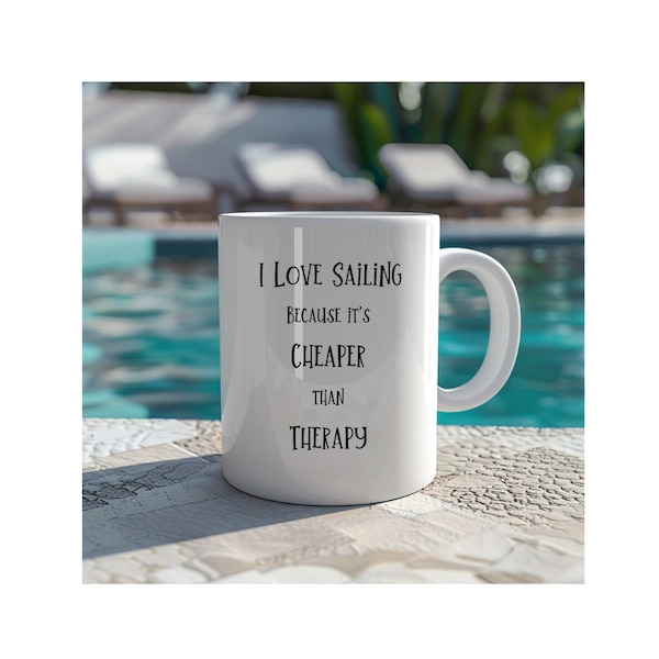 Sailing summer fun in every mug novelty gift mug