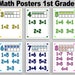 Number Posters With Ten Frames for Classroom Number Poster Math 1st ...