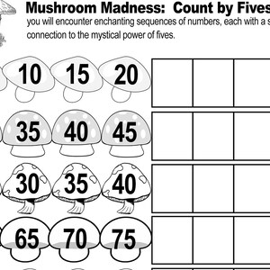 Comparing Numbers Skip Counting Math Worksheets 1st Grade Kindergarten ...