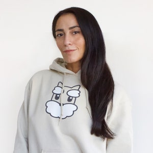 Signature Kawali Icon Unisex Hoodie  |  kawaii cute mini schnauzer premium sweatshirt  |  Kawali