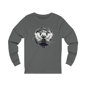 Emo chibi dark angel Unisex Jersey Langarm T-Shirt