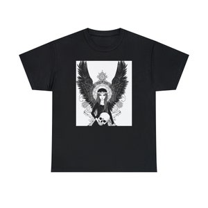 Gothic, Azrael, the Angel of Death Unisex Heavy Cotton Tee
