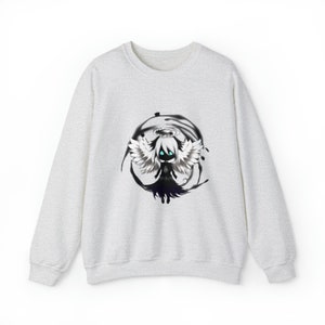 Emo Chibi Dark Angel Unisex Heavy Blend ™ Crewneck Sweatshirt
