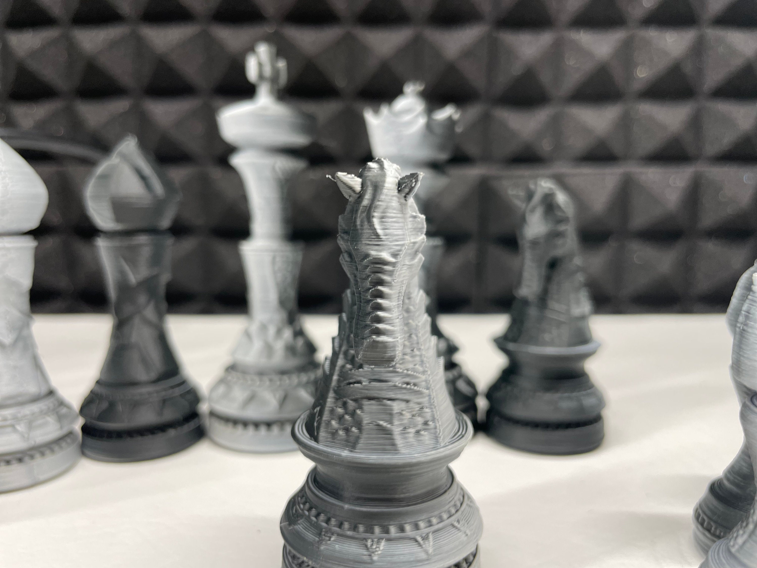 Chess 3d Printed Chess Set 3d Printer 3d Printer Chess Etsy