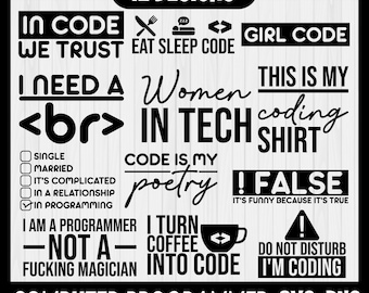 Bundle Svg programmeur informatique, codage devis Svg, ingénieur logiciel svg png, svg informatique, programmeur informatique Png