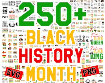 Black History Month Bundle, Black History SVG Bundle. Black History Png, Black History Svg, African American, Black Culture, Black People