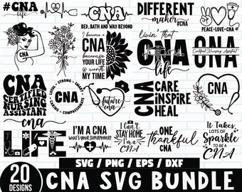 Cna Svg Bundle, Nurse Assistant Svg, CNA Life Svg, cna svg stethoscope, Nurse svg, Stethoscope svg, Nurse life svg, Medical svg, cna png