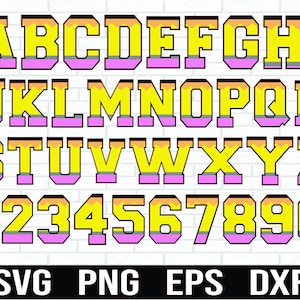 Pacote de letras e números de lápis Svg, alfabeto de letras de doodle de lápis, números de doodle de volta às aulas, letras de volta às aulas Svg
