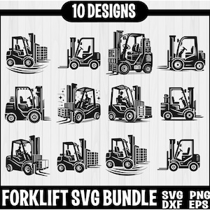 Pacchetto SVG carrello elevatore, Silhouette carrello elevatore, Svg magazzino, pacchetto carrello elevatore svg, Svg operatore carrello elevatore, Design maglietta conducente carrello elevatore svg