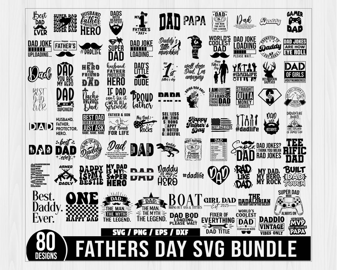 Fathers Day Svg Bundle, Funny Dad Png, Papa Svg, Daddy Svg, Family Svg ...