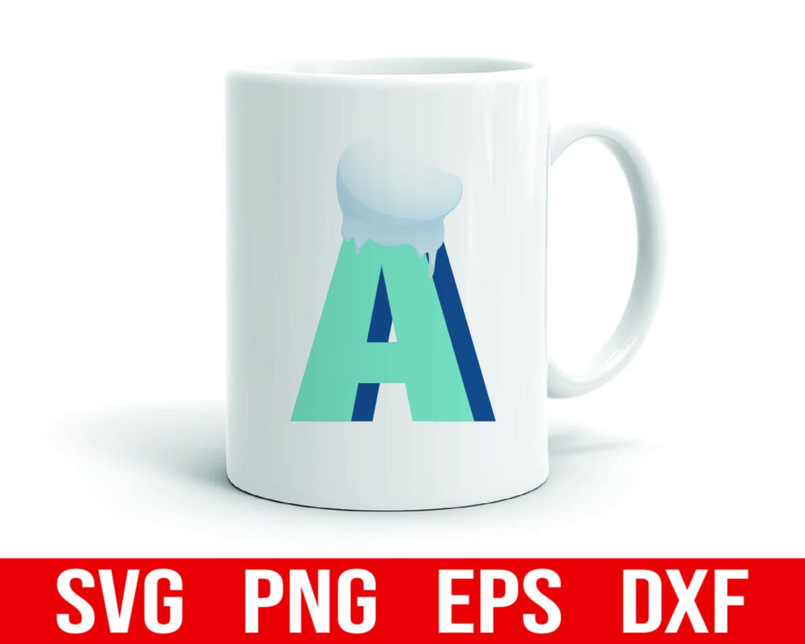 Winter Alphabet, Letters Png, Alphabet Png, Cold Winter Alphabet