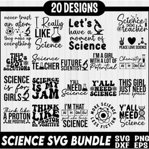 Science-fiction SVG Bundle, scientifique SVG Bundle, science-fiction jour Svg, scientifique chemise Svg, science citations svg, svg professeur de sciences