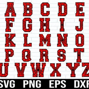 Spider Font SVG, Spider ALPHABET Svg Bundle, Spider Font Clipart, Halloween Letters Svg, Spider Web Font,Spider Web SVG