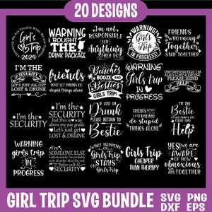 Pacchetto SVG per ragazze in viaggio, Ragazze Weekend in formato Svg, Camicie per ragazze in viaggio in formato Svg, Camicia per ragazze carine in viaggio in formato SVG, Besties viaggio in formato SVG, Viaggio su strada in formato SVG
