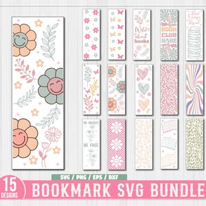 Bookmark SVG Bundle, Retro book svg, Printable bookmark, Bookmark Template svg, Bookmark Quote svg, Books svg, Bookmark SVG PNG, Reading svg