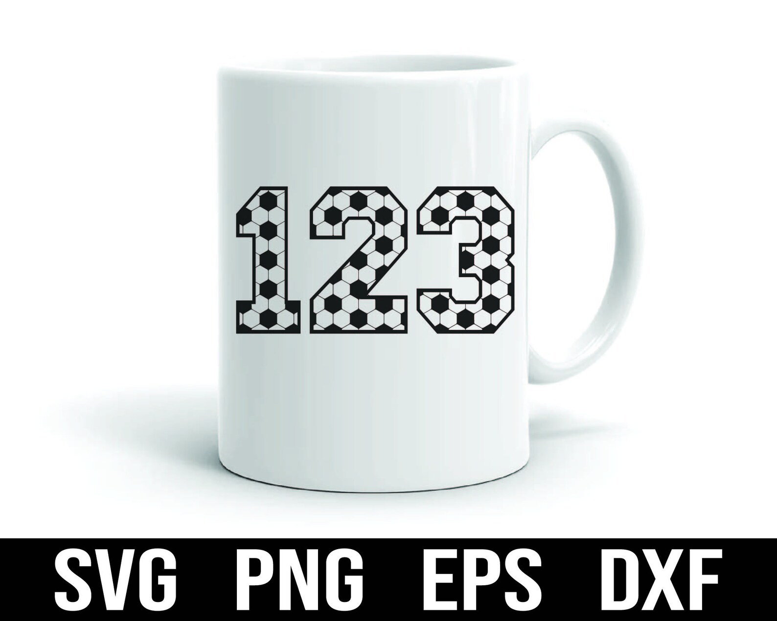 Soccer Alphabets and Numbers SVG, Soccer Svg, Soccer Mom Svg, Soccer ...