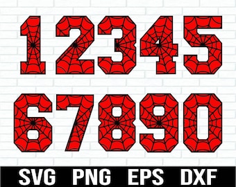 Spider lettertype SVG, Spider nummers Svg bundel, Spider lettertype Clipart, Halloween Letters Svg, spinnenweb lettertype, Spider Web SVG