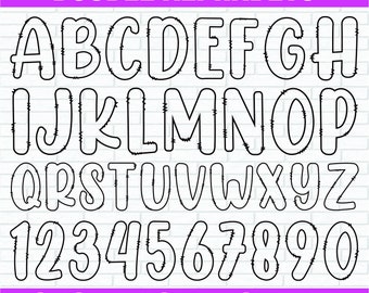 Doodle Font Svg, Blank Transparent Doodle Letters, Doodle letters SVG, Doodle Font Png, Doodle Alphabet Svg, Doodle Blank Transparent Font