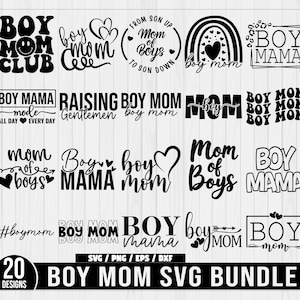 Pacote SVG Boy Mom, All Day Every Day Svg, Camiseta Dia das Mães, Boy Mama png, Boy Mama Svg Png, Boy Mom Svg, Mom Life Svg, boho mama svg