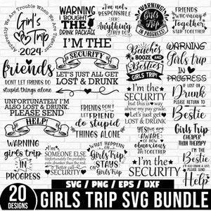 Bundle voyage filles SVG, voyage filles 2025 Svg, filles week-end Svg, filles voyage chemises Svg, chemises assorties Svg, vacances Svg, ensemble Svg drôle