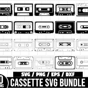Pakiet SVG kasety, kaseta svg, muzyka svg, kaseta audio svg, kaseta magnetofonowa svg, kaseta muzyczna, clipart kasety, ręcznie rysowana kaseta