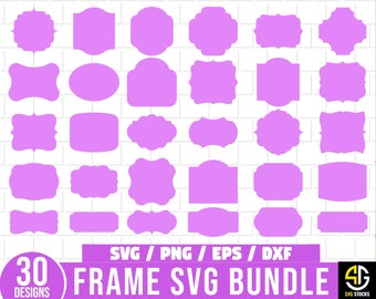 Frames SVG Bundle, Frames SVG, Signs svg, Labels svg, Tags svg, Frames Silhouette, Frame & Borders Svg, Frames clipart, Frame laser cut file