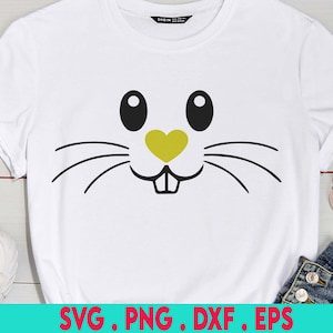 Hase Gesicht SVG Bundle, Osterhase SVG, Hase mit Schnurrhaaren, Ostern SVG, Ostern, Hase Gesicht svg, Osterhase Png, Frohe Ostern svg