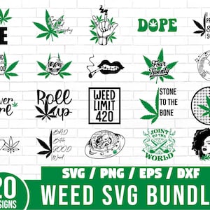 Weed SVG-bundle, Weed svg, Cannabis svg, 420 SVG, Stoner SVG, Marijuana svg, Weed Leaf svg, Sublimation Designs Downloads