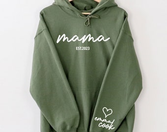 Personalized Mom Hoodie - Funny Mama Hoodie - Custom Mom Gift - Moms Club Hoodie - Custom Family Hoodie - Gift For Mama - New Mom Hoodie