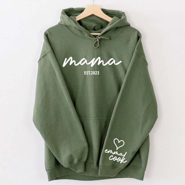 Personalized Mom Hoodie - Funny Mama Hoodie - Custom Mom Gift - Moms Club Hoodie - Custom Family Hoodie - Gift For Mama - New Mom Hoodie