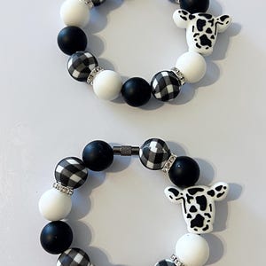 Cup Charms,Cow Cup Charm,Tumbler Cup,Silicone Beads,Cup Accessories