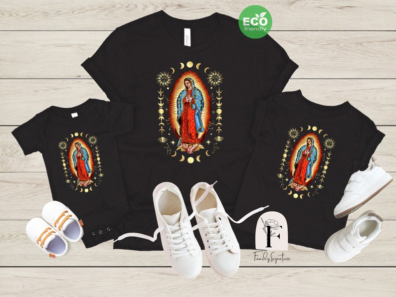 Our Lady of Guadalupe Shirt La Virgen Shirt Mother Mary Etsy