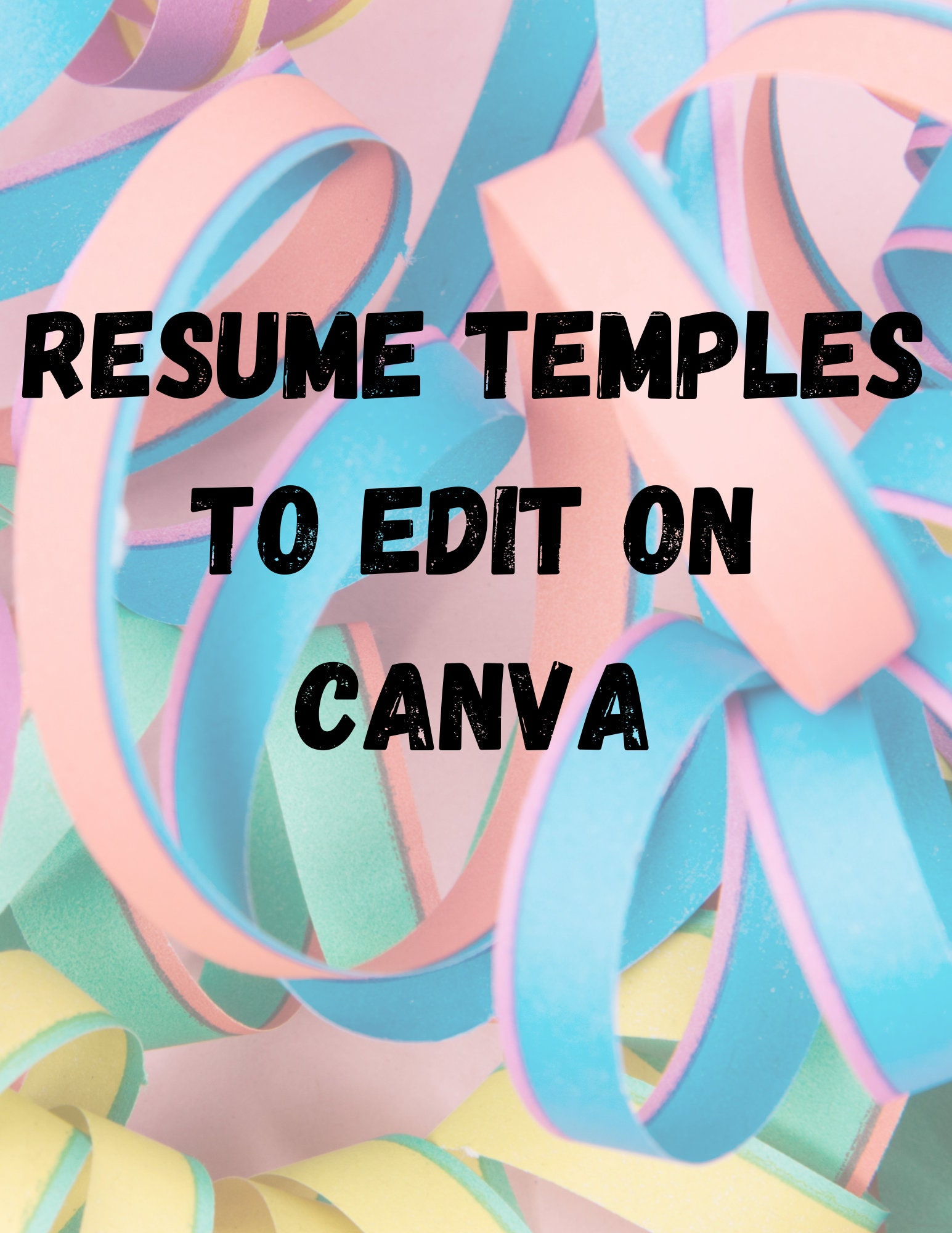 Colorful Resume Template With Cover Letter Canva Etsy colorful-resume-template-with-cover-letter-canva-etsy