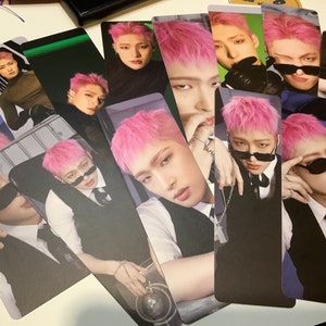 Ateez Mingi Handmade Bookmark | Upcycled Album The World Ep.2: Outlaw bookmark