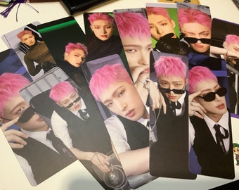 Ateez Mingi Handmade Bookmark | Upcycled Album The World Ep.2: Zakładka Outlaw