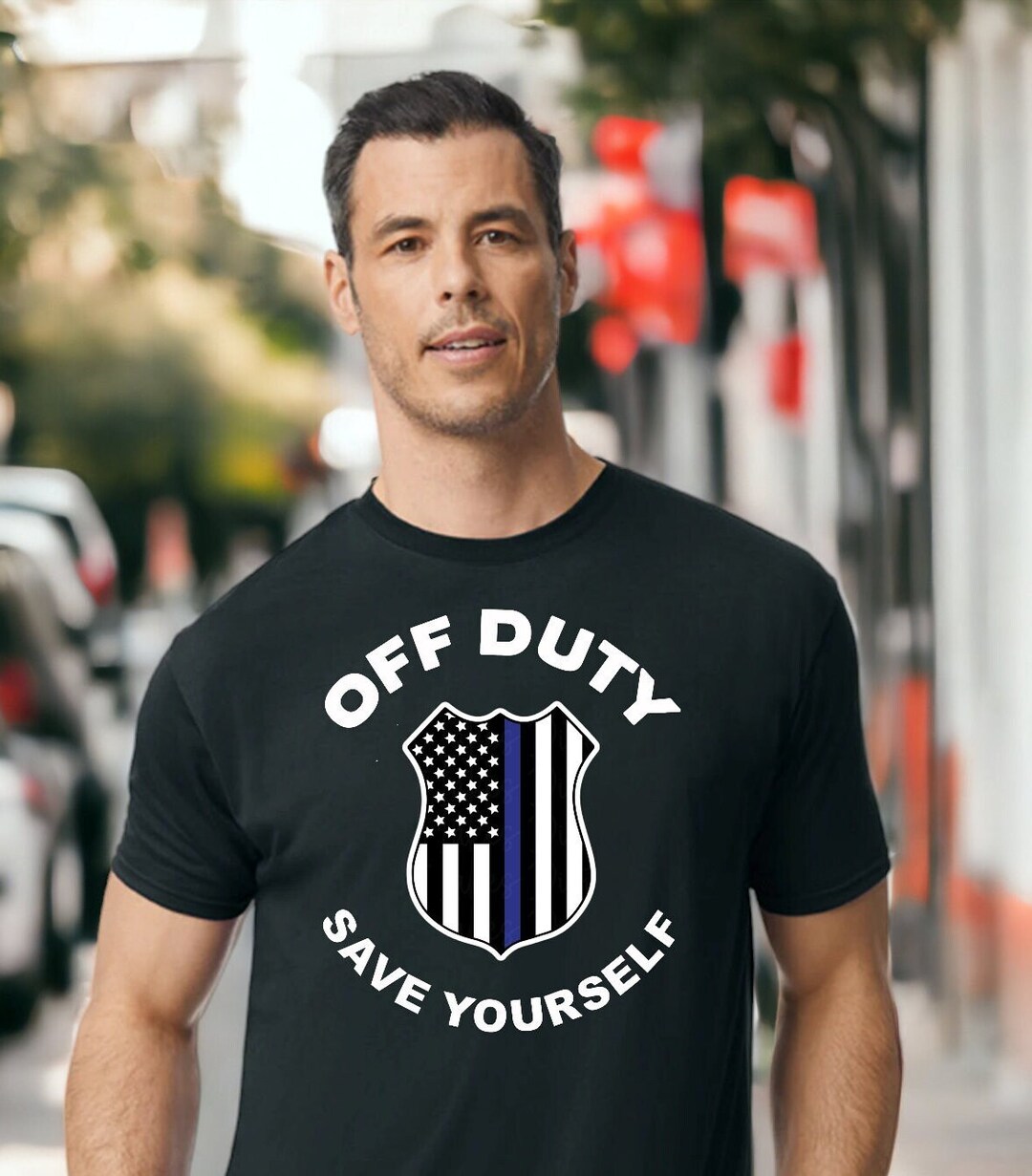 Support Law Enforcement Back the Blue Badge Men's Gildan Etsy