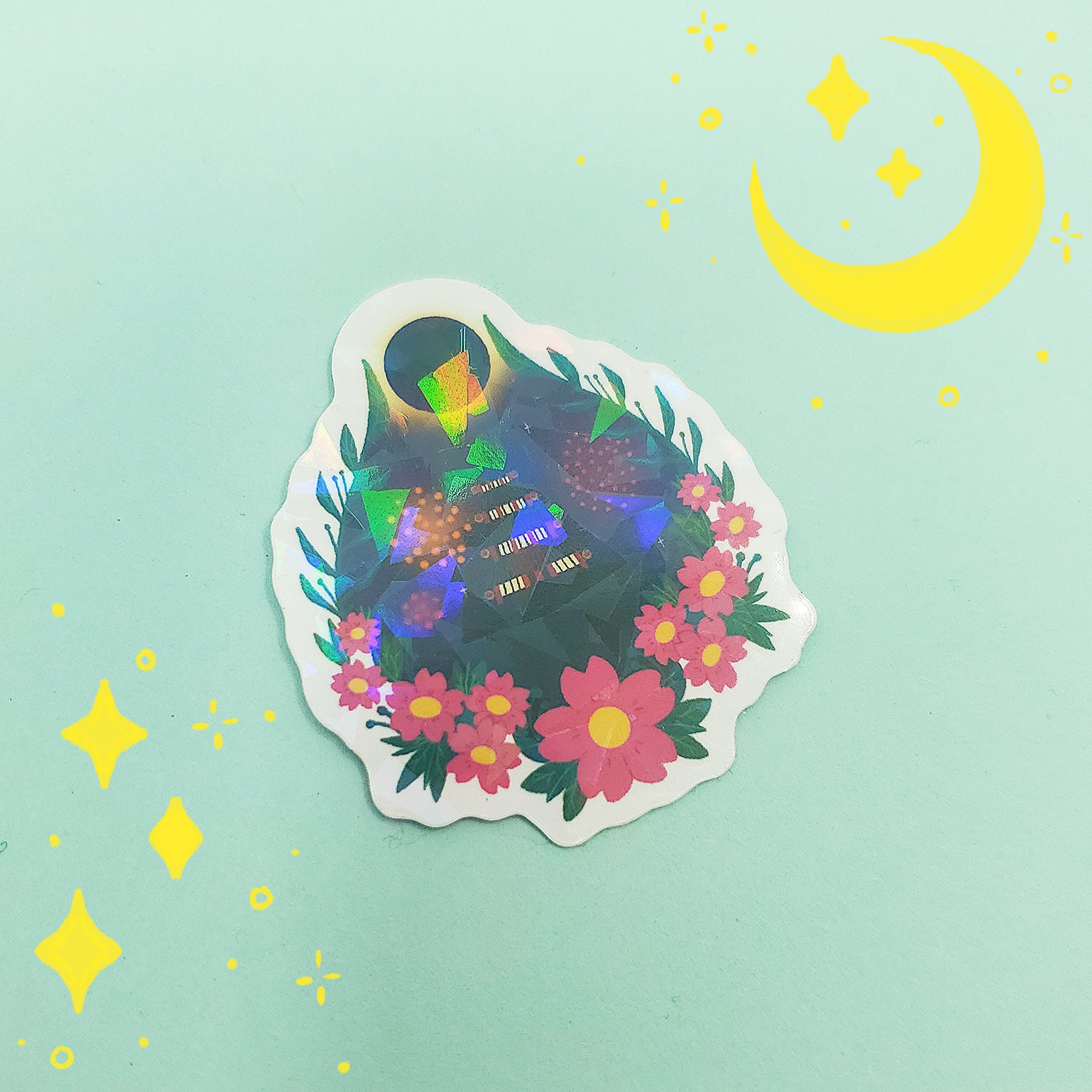 Holographic Lunar New Year Sticker - Etsy