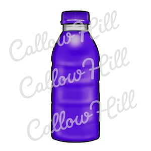 Modèle vierge de bouteille de boisson hydratante pourpre de premier choix en téléchargement numérique Modèle vierge d'invitation de boisson de qualité supérieure Modèle vierge de boisson de qualité supérieure