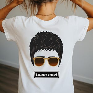 Team Noel shirt for Oasis Concert tshirt for Liam Gallagher fan for oasis concert tee britpop 90&#39;s shirt nostalgia band shirt Noel Gallagher