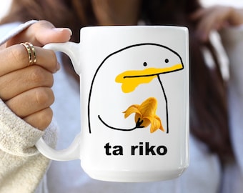 Funny Ta Riko Mug, Fruit Meme Mug, Funny Coffee Mug, Meme Mug, Meme Gift