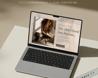 Squarespace Website Template for Business | Consulting Template for Coaches, Health Coaches, and Creatives | Squarespace Consultant Template